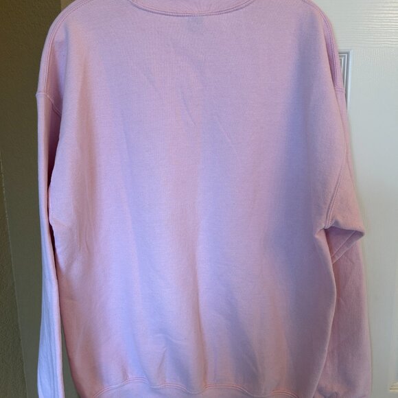 In My Aggie Era Pink Colored Oversized Long Sleeve Sweatshirt - Large - Picture 3 of 6